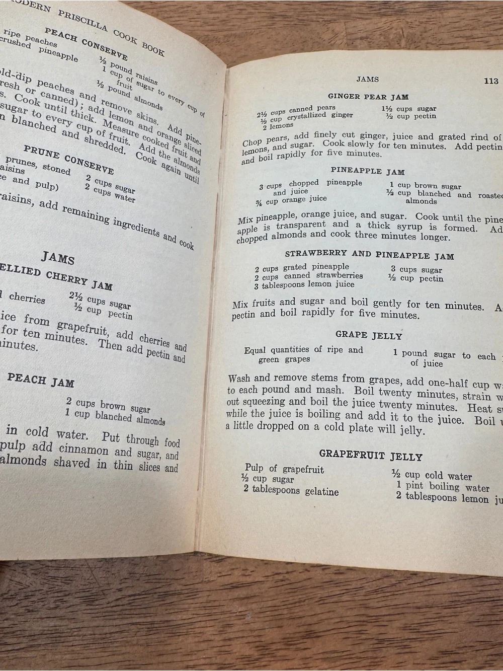 1924 Modern Priscilla Cook Book Old Family Recipes Vintage